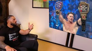 John Cena Emotional After Destroying Roman Reigns amp Sami Zayn WWE Smackdown 2023 Highlights [upl. by Adliwa705]