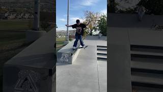 Fs tailslide shuv out at Golden skatepark skateboarding [upl. by Connolly118]