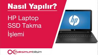 HP Laptop SSD Takma İşlemi  HP Servis  Maksimum Bilişim [upl. by Kikelia]