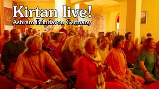 Kirtan live from Ashram Brindavon Germany ✨ [upl. by Herahab]