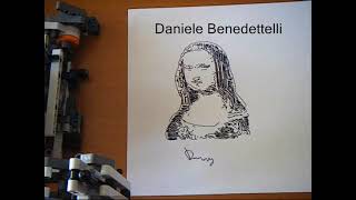 LEGO MINDSTORMS robot draws Mona Lisa [upl. by Akcinahs154]