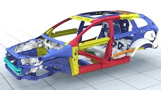 Volvo  car body crumple zones [upl. by Mccomb]