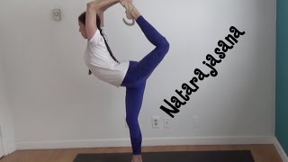 Learn Yoga King Dancer Pose Natarajasana With Shana Meyerson YOGAthletica [upl. by Kcuhc518]