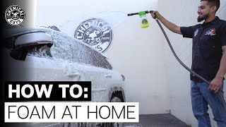 How To Foam Wash Without A Pressure Washer  Chemical Guys [upl. by Lamond]