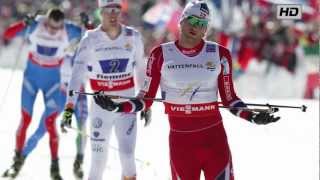 Mens 4x10 Km Relay Val di Fiemme 2013  PETTER NORTHUG vs Sweden [upl. by Katusha986]