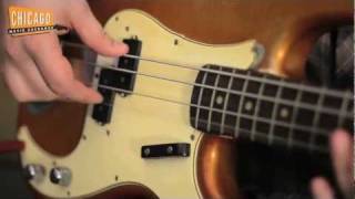 1965 Fender Precision Bass Shoreline Gold  CME Vintage Demo  Marc Najjar [upl. by Aisyle193]