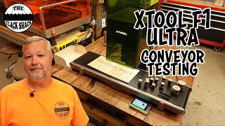 xTool F1 Ultra conveyor testing [upl. by Ettelrats]