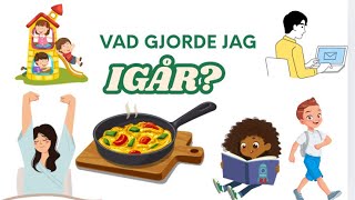 Vad gjorde jag igårupprepa efter miguttal träning läs och Hörförståelse [upl. by Monte]