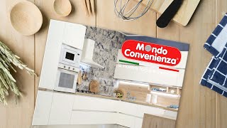 Cucina moderna ad angolo SELLY  MONDO CONVENIENZA [upl. by Nylodam842]