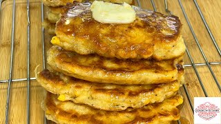 Corn Fritter Recipe  How To Make Corn Fritters [upl. by Akemehs478]