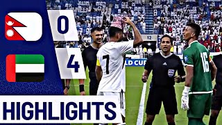 Nepal Vs UAE Full Match Highlights  FIFA World Cup Qualifiers 2023 [upl. by April]