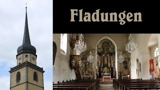 FLADUNGEN NES Stadtpfarrkirche St Kilian  Vollgeläut [upl. by Cirri]