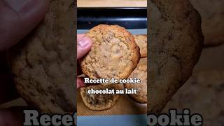 Recette de cookies au chocolat au lait  🍫🍪 recette cookies chocolat shorts [upl. by Nortna713]