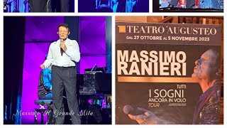 Concerto di Massimo Ranieri Teatro Augusteo Napoli 29 ottobre 2023 [upl. by Berny2]