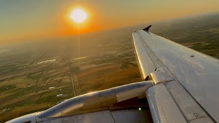 4K – Full Flight – United Airlines – Airbus A319132 – MCISFO – N889UA – UA1763 – IFS Ep 786 [upl. by Naicul]