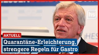 LIVE Das sind die neuen CoronaMaßnahmen für Hessen  hessenschau [upl. by Norbel]