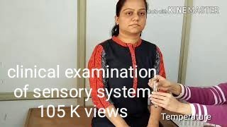 Sensory system  Clinical Examination [upl. by Veats]