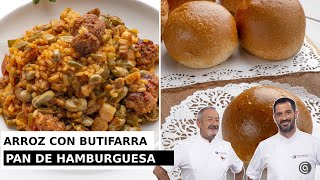 ARROZ con butifarra  PAN de HAMBURGUESA  Joseba y Karlos Arguiñano [upl. by Farron]