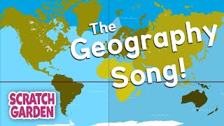 The Geography Song  Globe vs Map Song  Scratch Garden [upl. by Kohler396]