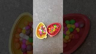 Kinder joy egg with colorful yums bounties 🎊shorts ytshorts kinderjoy kinderjoyegg [upl. by Bogey585]