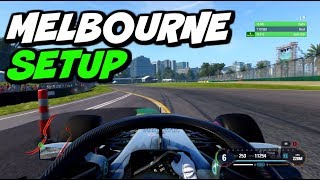 F1 2018 MELBOURNE HOTLAP  SETUP 119313 [upl. by Imotih]