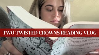 Two Twisted Crowns Reading vlog 👑📖  SPOILERS [upl. by Diskin]