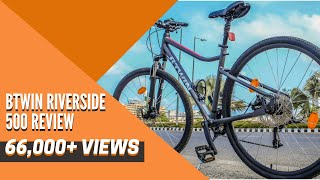 Btwin Riverside 500 review  Decathlon Bicycle  INR 22999 VeloCrushIndia SwitchToCycle [upl. by Rabbi]