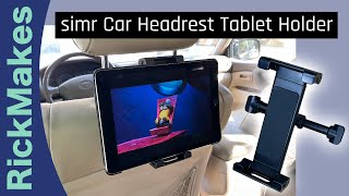 simr Car Headrest Tablet Holder [upl. by Okin]