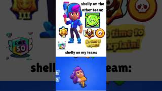 SHELLY vs sHeLlY🔥🔫shorts brawlstars shelly [upl. by Rosene]