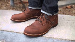 Red Wings IRON RANGER  COPPER ROUGH amp TOUGH Desert Boot  Details [upl. by Lindell]