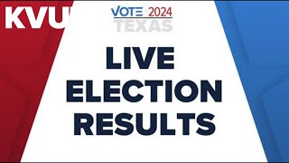 Live Election Results Tracking election results in Texas [upl. by Yrak359]