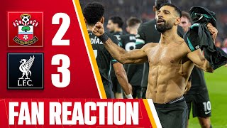 Southampton 23 Liverpool  Fan Reactions [upl. by Refinne]