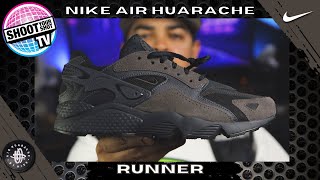 New Nikes Nike Air Huarache Runner Medium Ash unboxing and review [upl. by Aniretake]