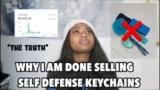 WHY I STOPPED SELLING SELF DEFENSE KEYCHAINS 5 keychains giveaway [upl. by Wilsey416]