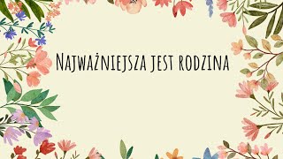 NAJWAŻNIEJSZA JEST RODZINA  nowa piosenka na Dzień Mamy i Taty  Trelikowo  Piosenki dla dzieci [upl. by Ahsineg]