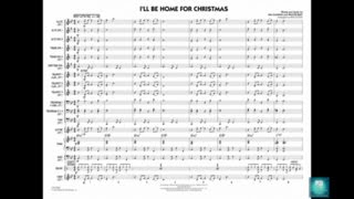 Ill Be Home for Christmas arranged by Rick Stitzel [upl. by Ahsikat37]