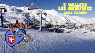 3 Vallées les Ménuires gros Tougne [upl. by Ahsitauq]