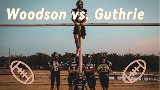 Woodson vs Guthrie Football Highlights 24 [upl. by Helsa297]