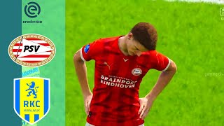 Highlights PSV  RKC Waalwijk  Eredivisie 20242025 [upl. by Aletse]