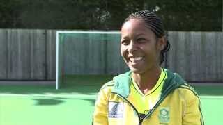 Sulette Damons interview  Investec South Africa Womens Hockey Team [upl. by Orazio631]