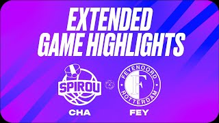 Spirou Basket vs Zeeuw amp Zeeuw Feyenoord Basketball  Game Highlights [upl. by Ajiak432]