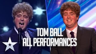 ALL of Tom Balls OUTSTANDING Performances  Britains Got Talent [upl. by Yerak]