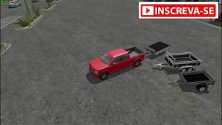 BRENDERUP 1AXLE TRAILER HAPERT TANDEM TRAILER HUMBAUR 1AXLE TRAILER FS 17 [upl. by Iblehs]