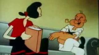 Popeye Cartoon  Fright to the Finish  Public Domain  Our 4 Video [upl. by Ailedua]