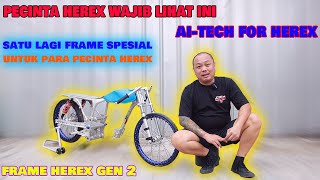 AITECH FOR HEREX  FRAME ALUMUNIUM SPESIAL HEREX GEN2 DOUBLESHOCK [upl. by Airogerg496]