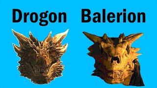 All House Of The Dragon Dragons Estimated Sizes HOTD Size Comparison [upl. by Nylekoorb]