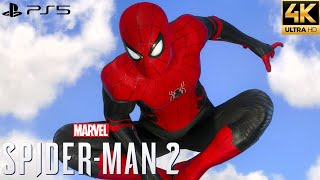 Marvels SpiderMan 2 PS5  Far From Home Suit Free Roam Gameplay 4K 60FPS [upl. by Pippas]