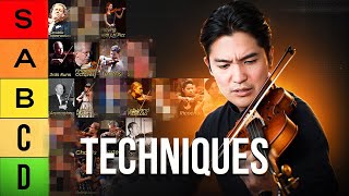 Ranking ALL Violin TECHNIQUES Difficulty Tier List [upl. by Annoyed]