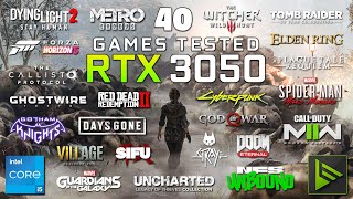 RTX 3050 Test in 40 Games in 2024 [upl. by Luca43]