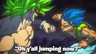 When GOGETA spawned in to beat the CTE out of BROLY [upl. by Teddy]